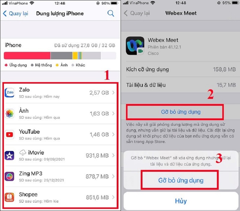 Bỏ túi các cách giải phóng dung lượng iPhone