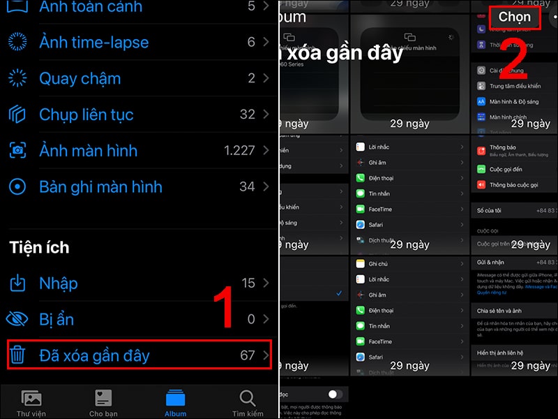 Hướng dẫn khôi phục ảnh đã xóa trên iPhone đơn giản