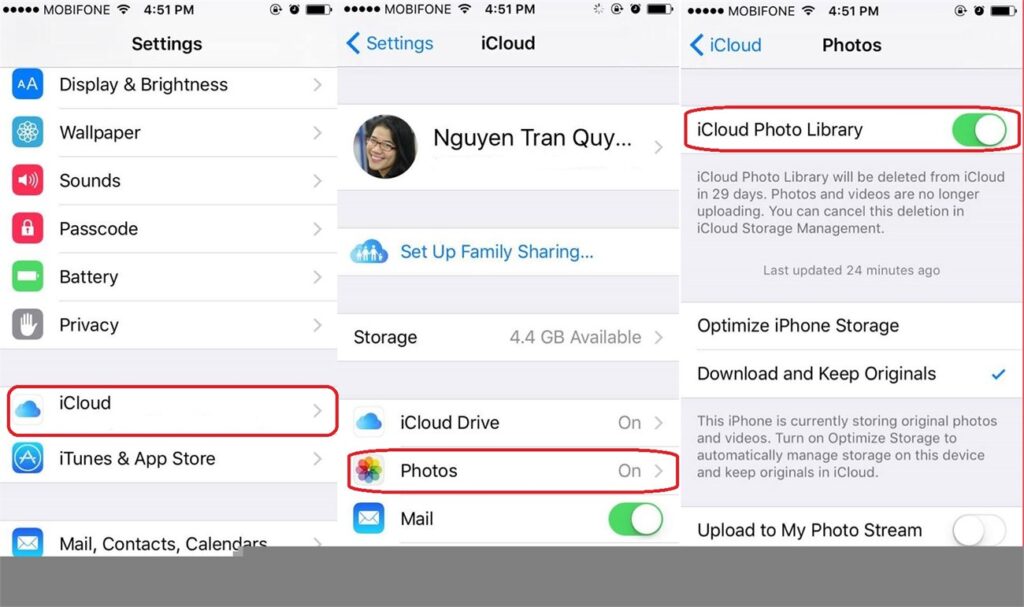 khôi phục ảnh đã xóa trên iPhone