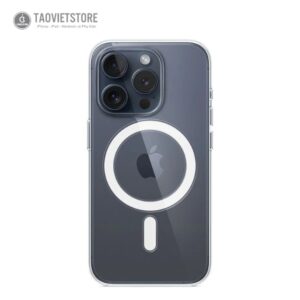 Ốp lưng iPhone 15 Pro Max Clear Case with MagSafe