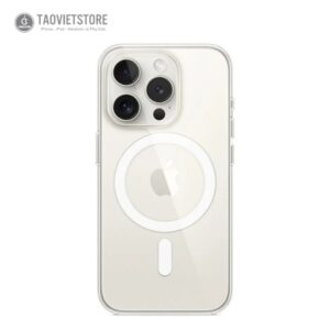 Ốp lưng iPhone 15 Pro Max Clear Case with MagSafe