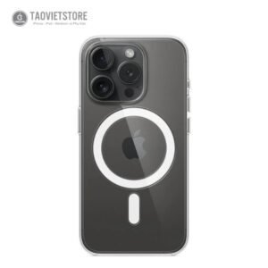 Ốp lưng iPhone 15 Pro Max Clear Case with MagSafe