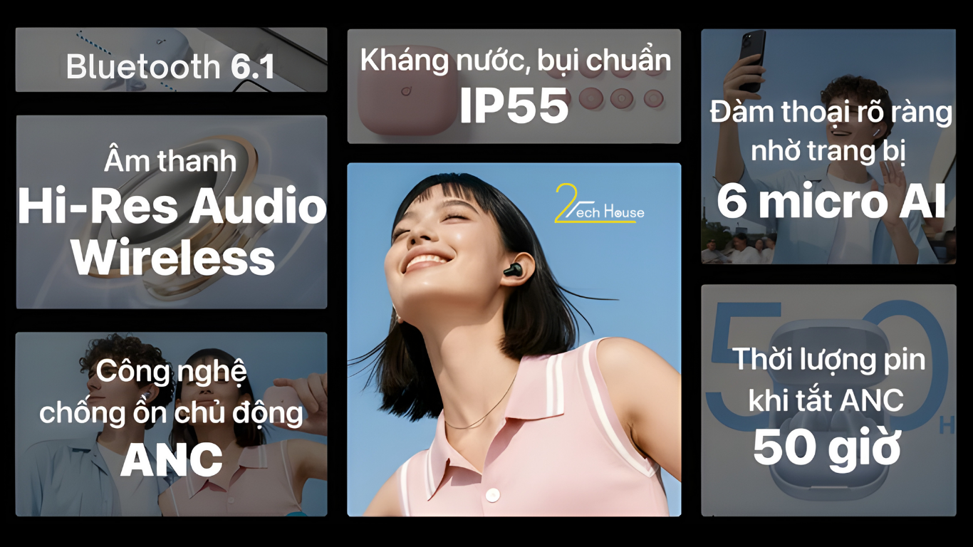 Đánh giá Anker Soundcore R60i NC: "Chiến thần" chống ồn giá rẻ với thời lượng pin khủng 45 giờ? 9 Đánh giá Anker Soundcore R60i NC. Chiến thần chống ồn giá rẻ với thời lượng pin khủng 45 giờ