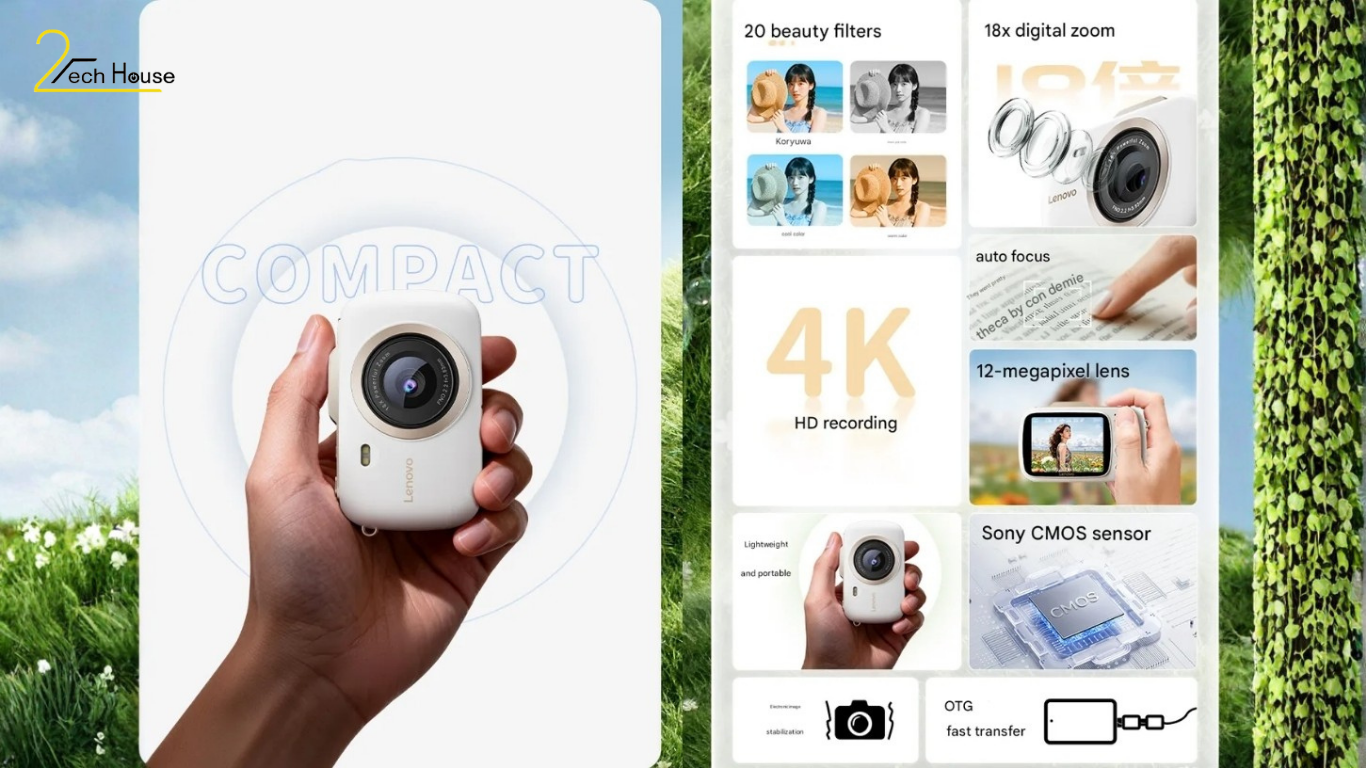 Lenovo X1 trình làng. Máy ảnh kỹ thuật số quay phim 4K, cảm biến Sony giá chỉ 1.4 triệu đồng