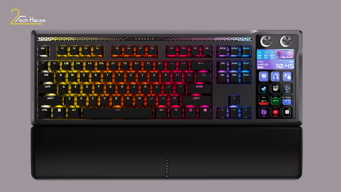 Đánh giá Corsair Galleon 100 SD: Khi bàn phím cơ "hợp thể" Stream Deck mở ra kỷ nguyên sáng tạo mới 6 Đánh giá Corsair Galleon 100 SD. Khi bàn phím cơ hợp thể Stream Deck mở ra kỷ nguyên sáng tạo mới