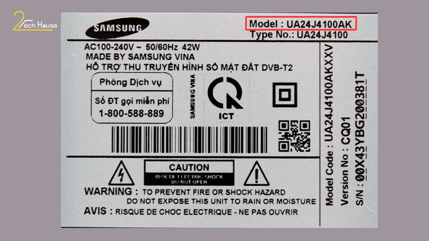 Hướng dẫn tra cứu đời tivi Samsung qua Model và số Serial mới nhất 2026