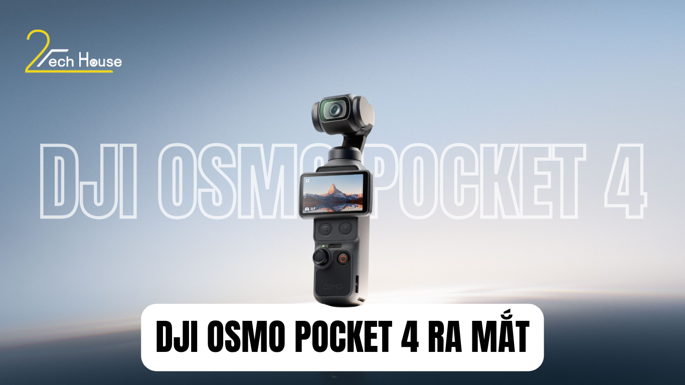 DJI Osmo Pocket 4 ra mat. Cam bien 1 inch nang cap quay 4K sieu muot dinh hinh lai chuan muc Vlog 3