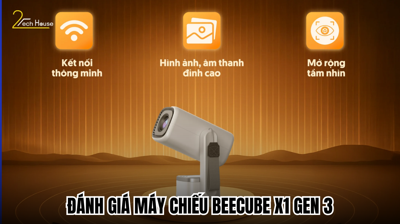 Đánh giá máy chiếu Beecube X1 Gen 3. Vua máy chiếu mini phân khúc giá rẻ dưới 3 triệu đồng