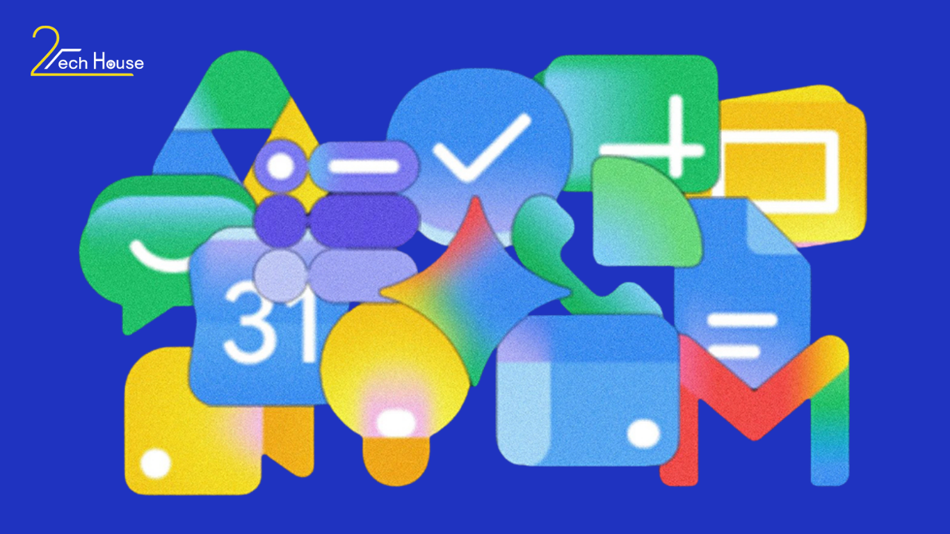 Google Workspace thay đổi icon. Diện mạo mới của Gmail, Drive và Docs có gì hot